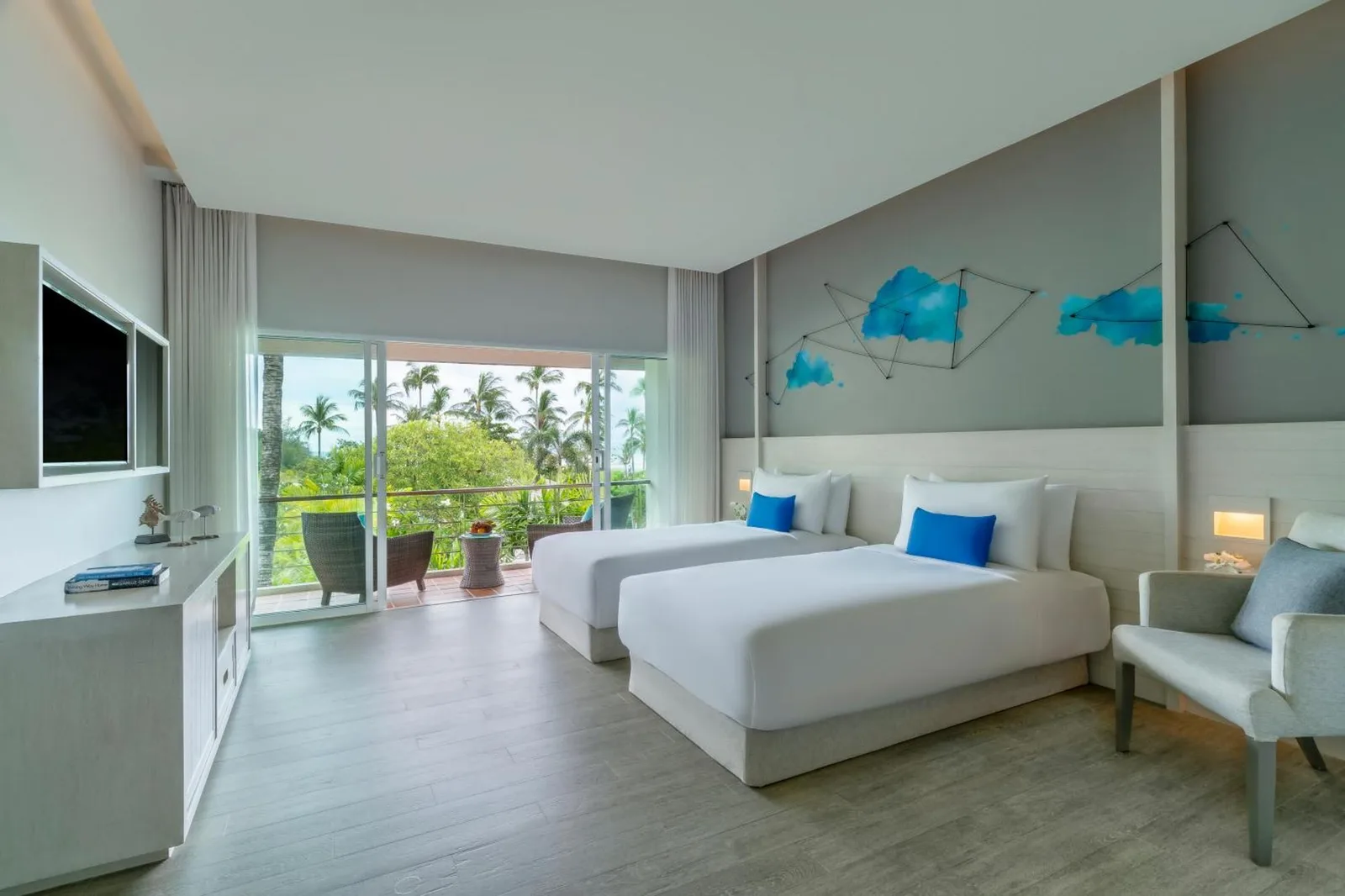 Habitación twin en Avani Plus Vacation Club Samui