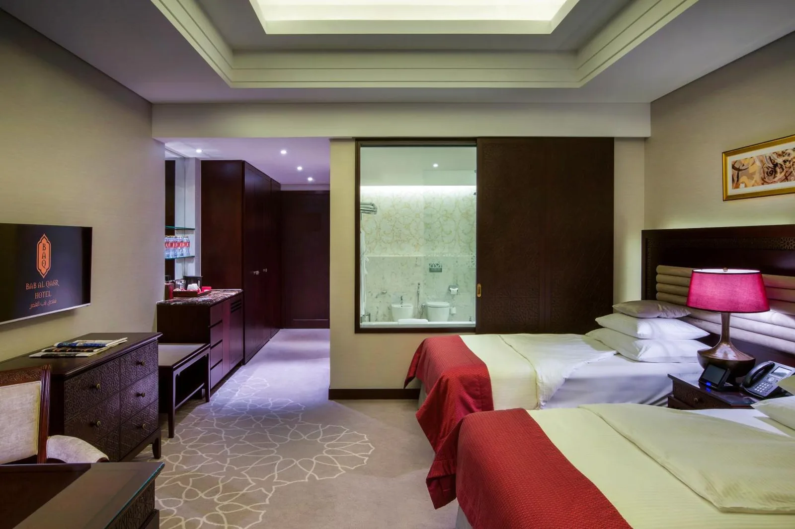 Distribución de habitación doble en Bab Al Qasr Hotel, Abu Dhabi