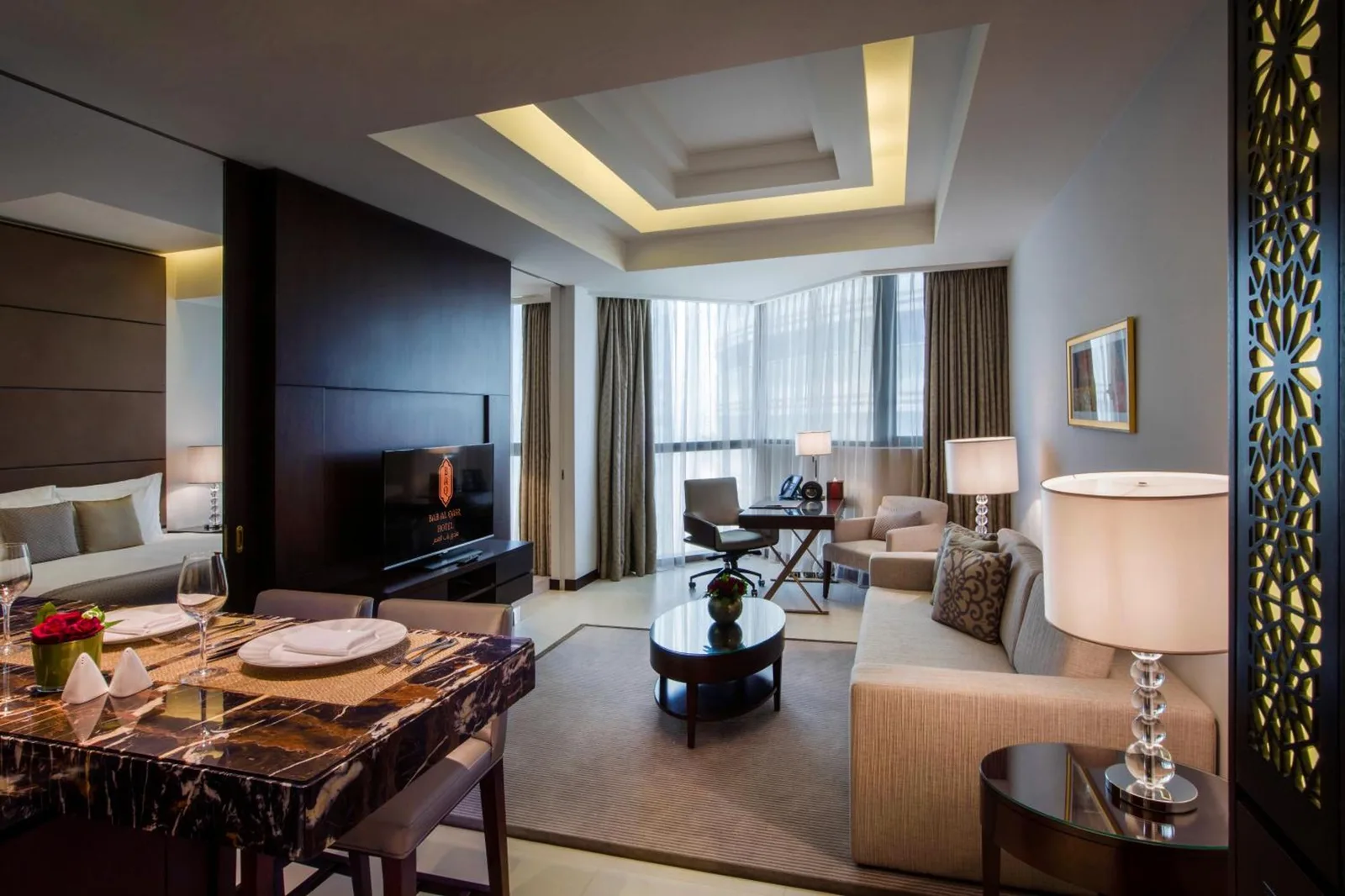 Living room in Bab Al Qasr Residence in Abu Dhabi