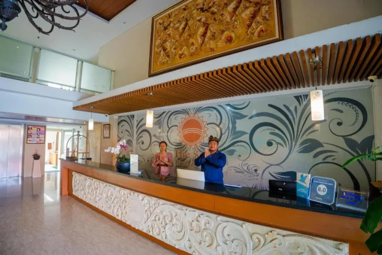 Reception area of Bali Sun Tropical Hotel & Spa