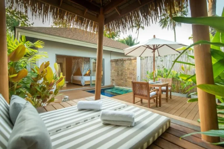 Private pool area at Bandara Spa Resort & Pool Villas