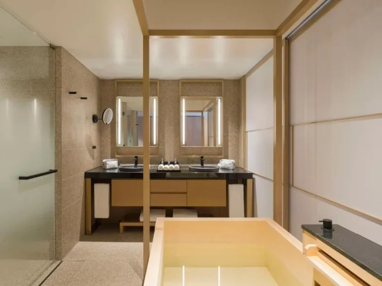 Salle de bain au Banyan Tree Higashiyama Kyoto