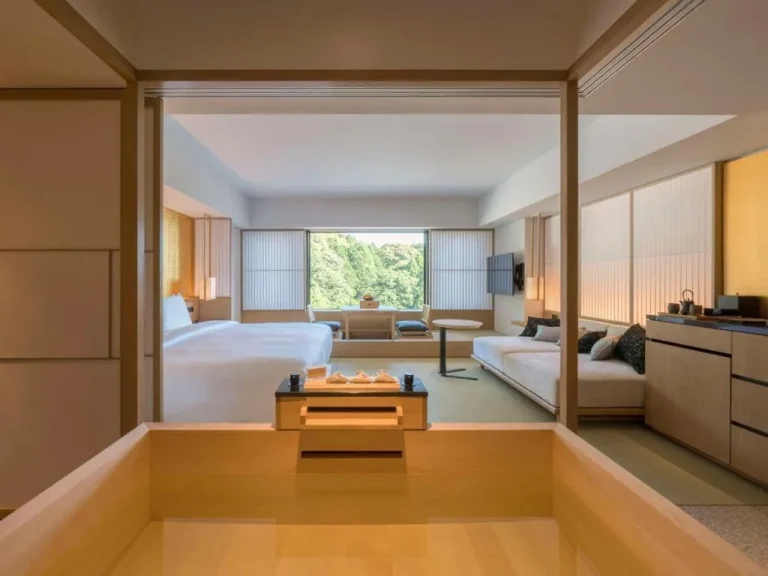 Vista de la habitación en Banyan Tree Higashiyama Kyoto