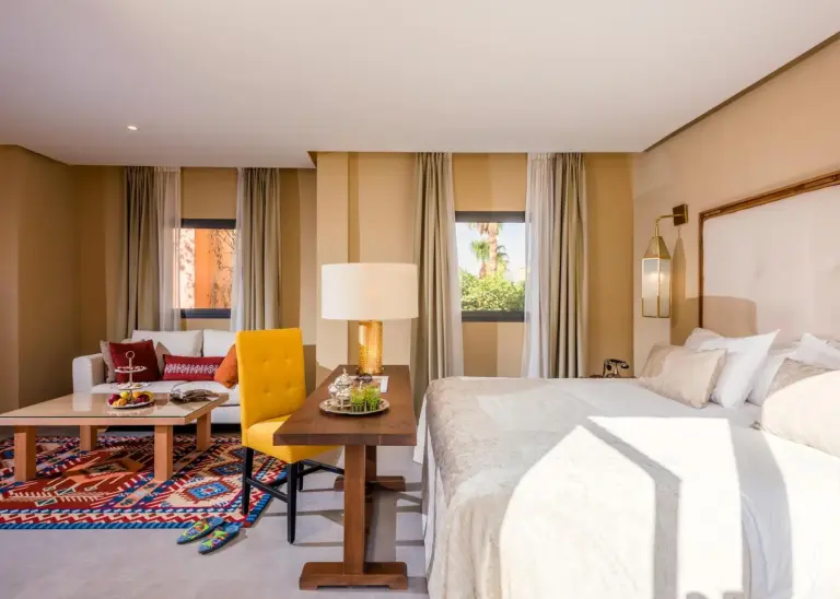 Stilvolle Suite im Berbère Palace in Ouarzazate