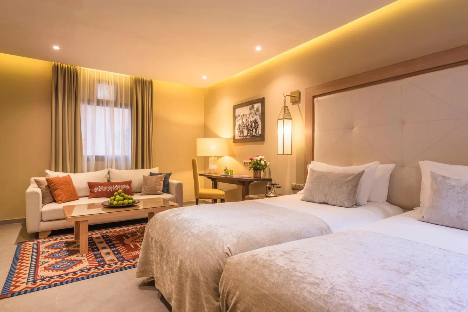 Zweibettzimmer im Berbère Palace in Ouarzazate