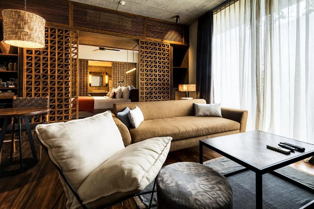 Bisma Eight Ubud living room with modern decor
