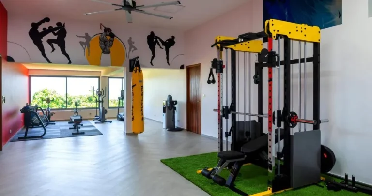 Fitness center at BLUE ELEPHANT Luxury Pool Villa Koh Samui