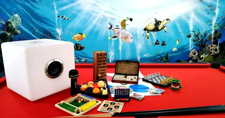 Game room with activities at BLUE TIGER Luxury Pool Villa Koh Samui