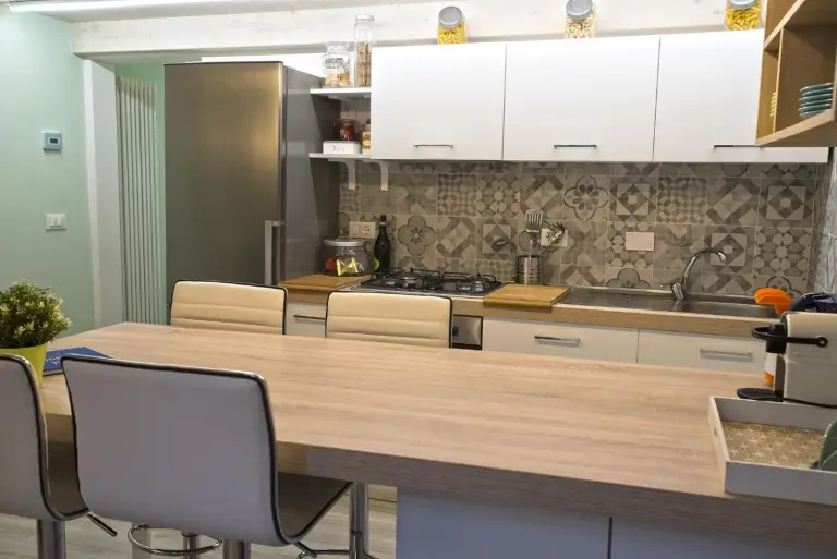 Détails de la cuisine du Borgonuovo Apartments