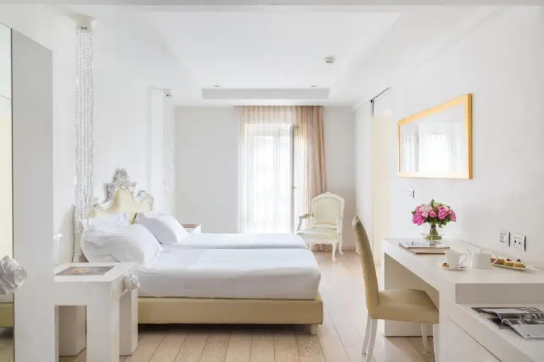 Guest room at Boscolo Nice Hotel & Spa