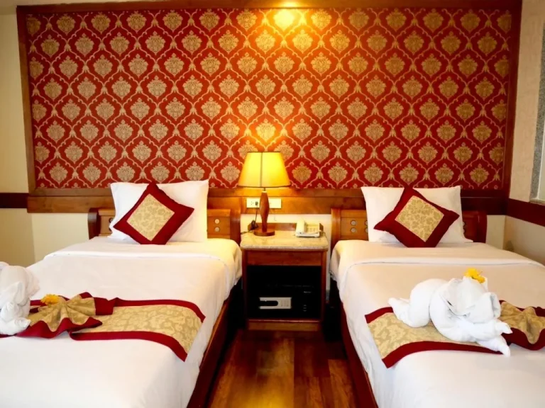 Détails de la chambre twin au Boutique City Hotel Pattaya