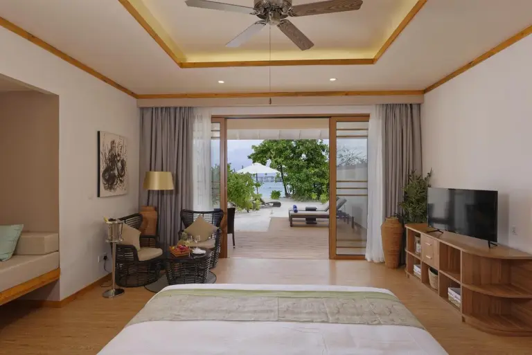 Relaxing atmosphere of a room at Brennia Kottefaru Maldives