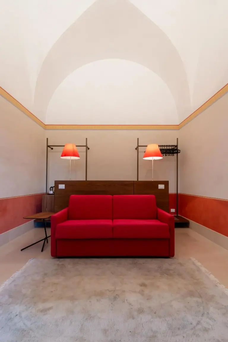 Living area with sofa in BV Quarry Matera