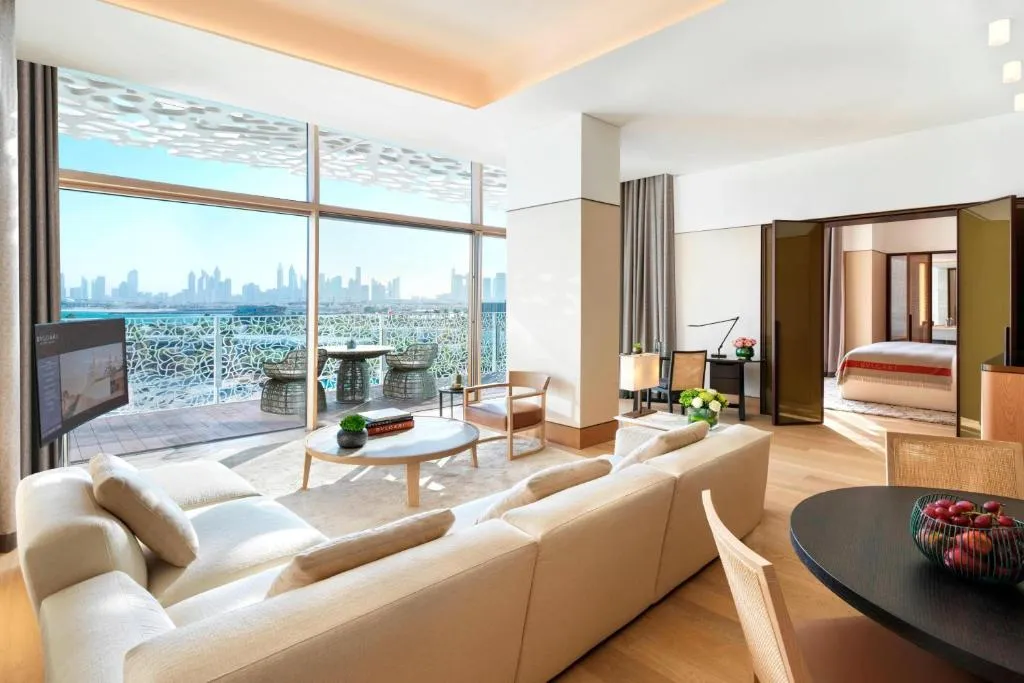 Salon de la Suite au Bvlgari Resort Dubai