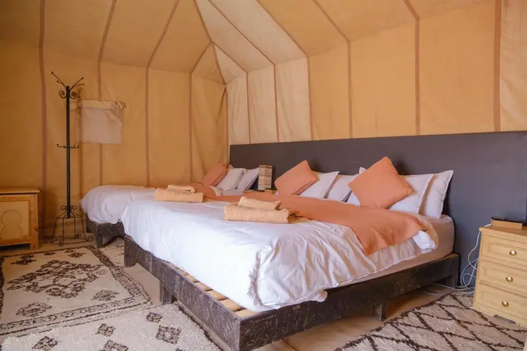 Tienda familiar Deluxe en Camel Luxury Camp en Merzouga