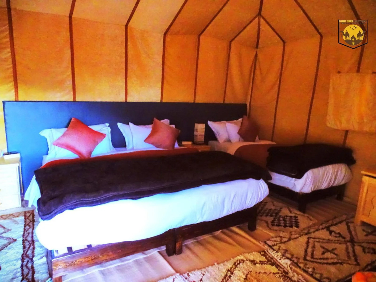 Tienda lujosa en Camel Luxury Camp en Merzouga