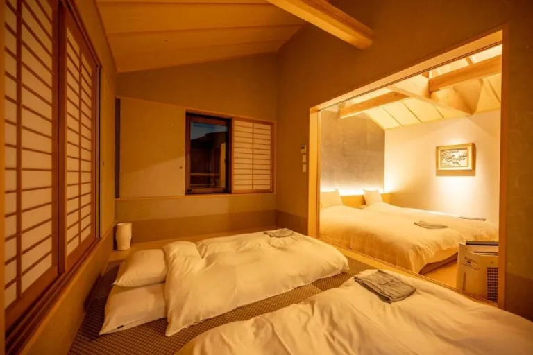 Configuración de la habitación en Campton Kiyomizu Vacation Rental en Kioto