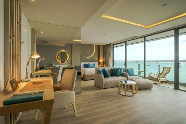 Cape Dara Resort luxurious suite with ocean view