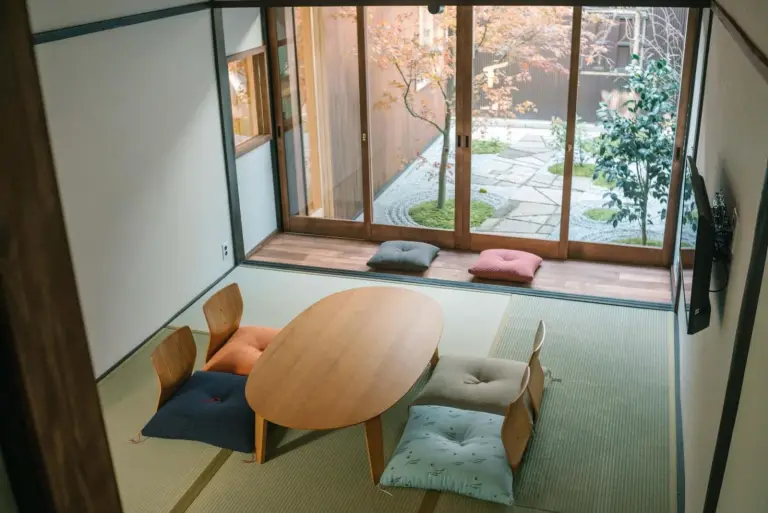 Zona de salón en Casa OGUMO en Kyoto