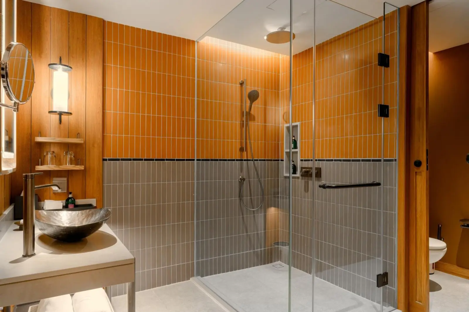 Shower area in Centara Grand Mirage Beach Resort Pattaya