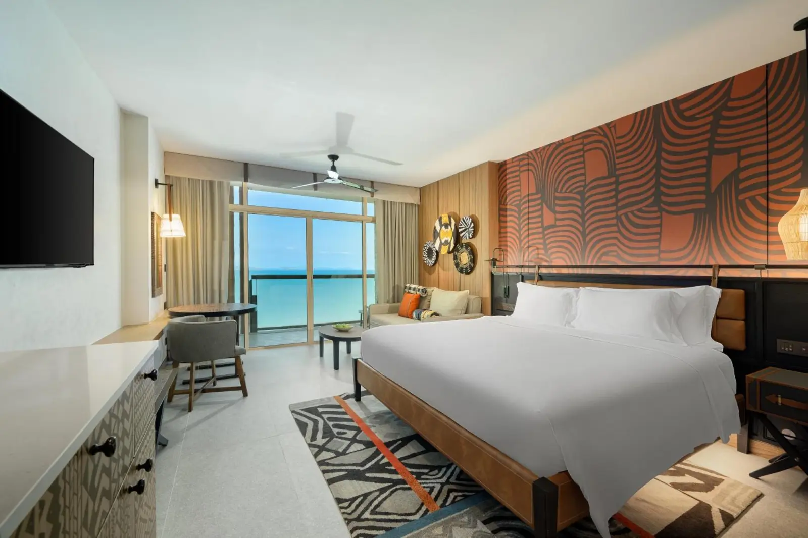 Oceanfront room at Centara Grand Mirage Beach Resort Pattaya