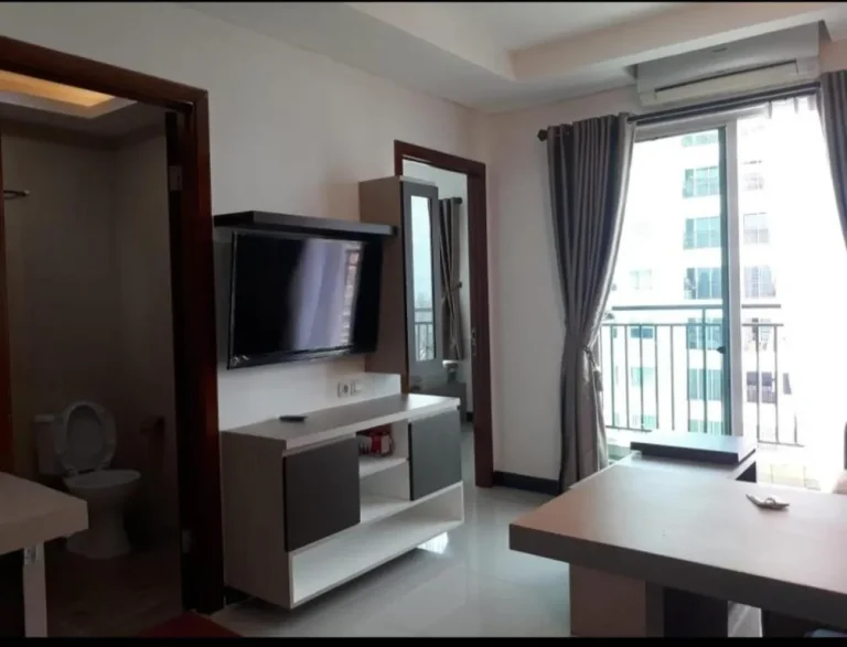 Espace de vie et cuisine combiné dans l'appartement 2 chambres au CENTeR JACARTa