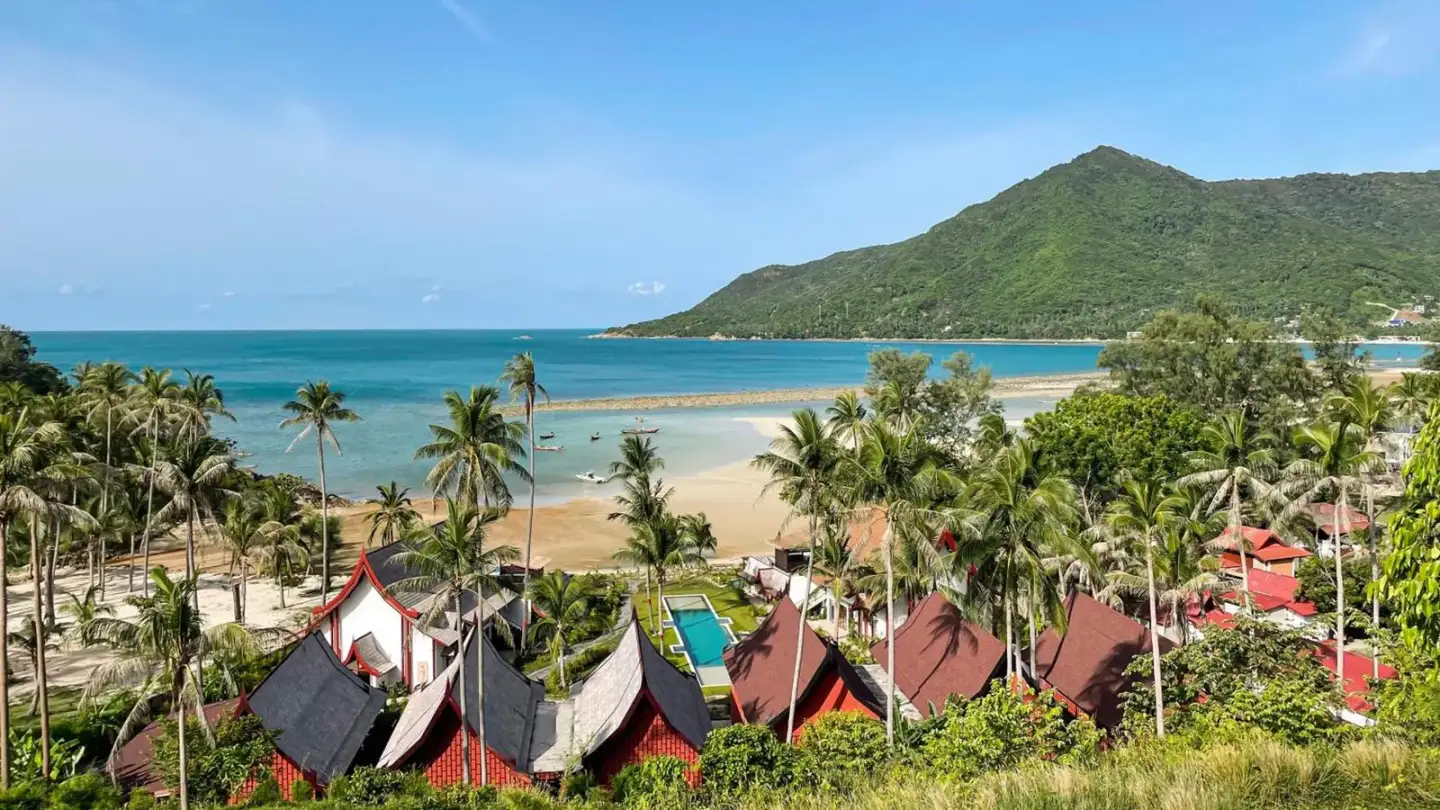 Chaloklum Residences by Kupu Kupu Phangan vista al océano