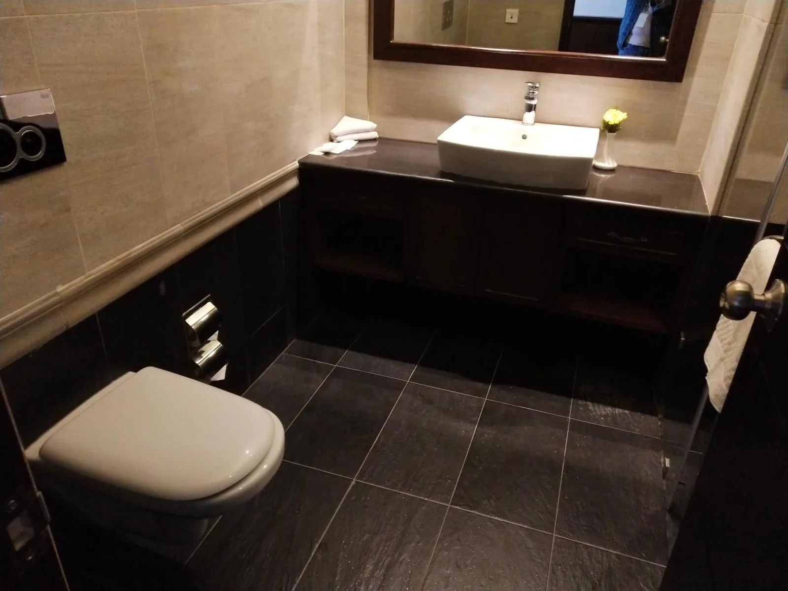 Interior of bathroom at Chandragiri Hills Resort Kathmandu