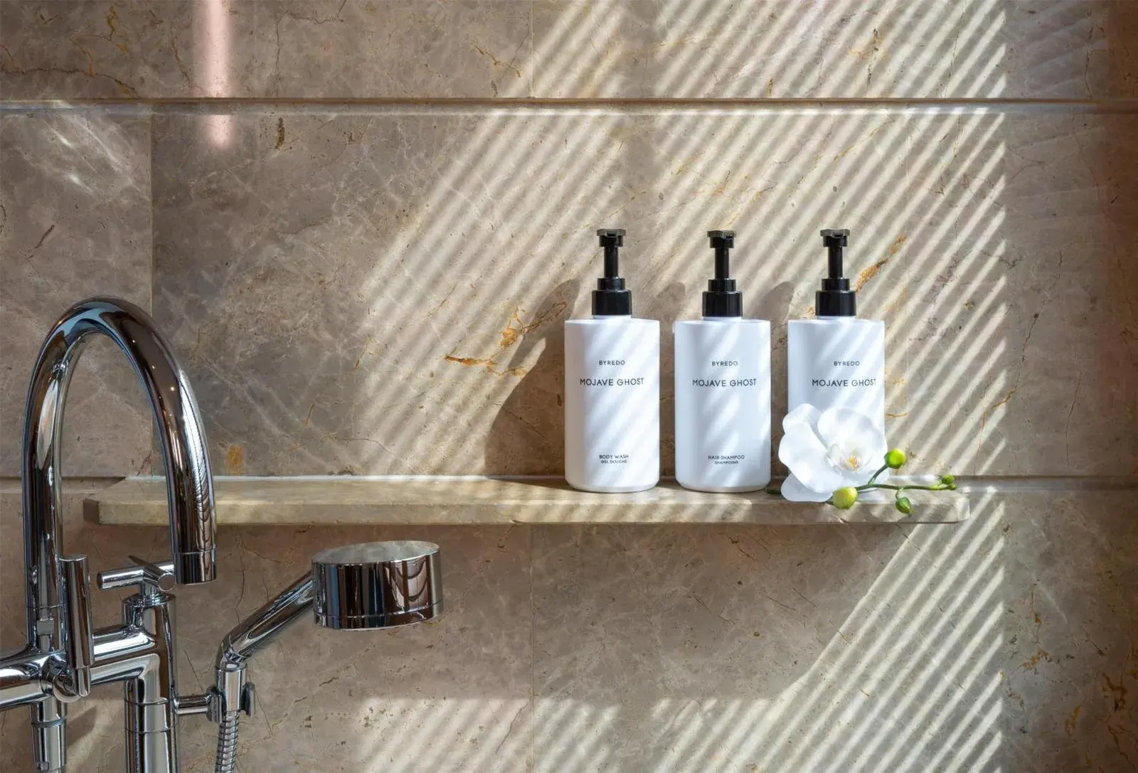 Premium toiletries in the bathroom at Conrad Bangkok