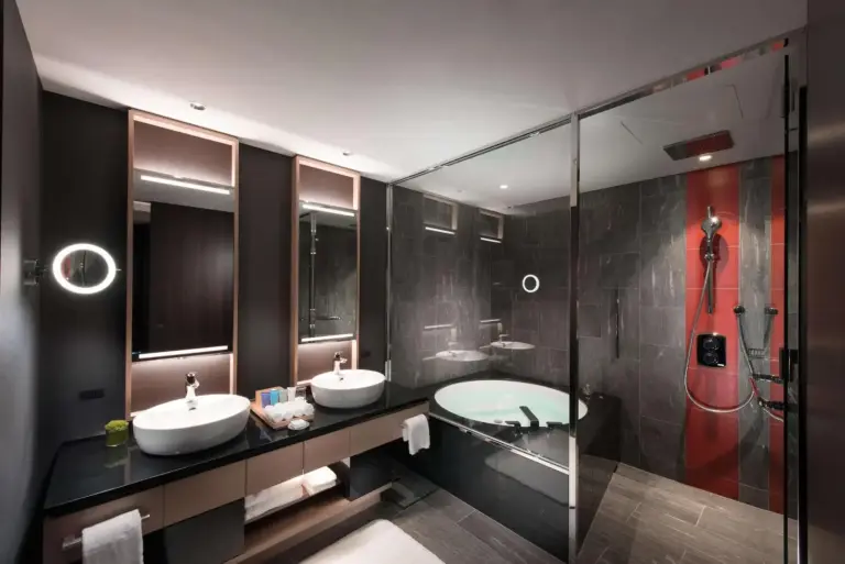 Luxurious bathroom at Conrad Osaka