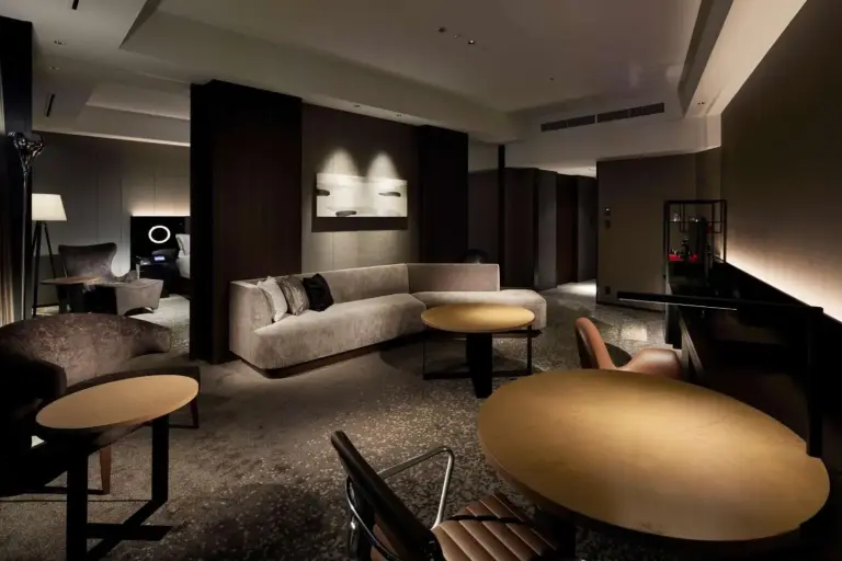 Spacious lounge area in Conrad Osaka