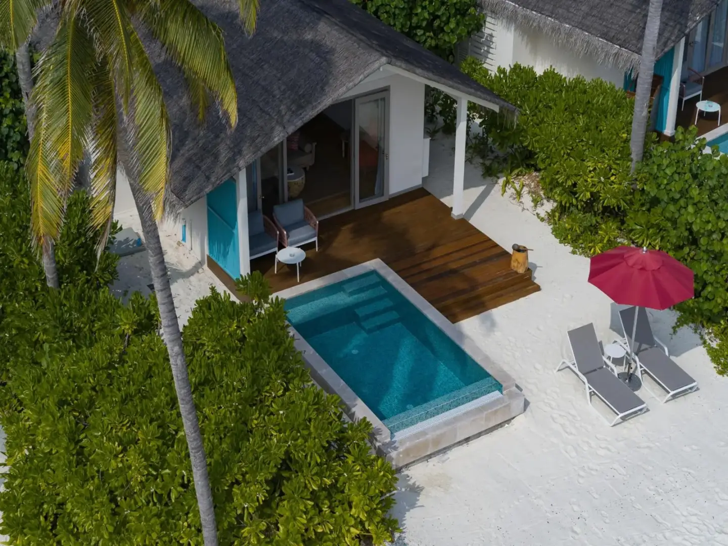 Villa con piscina privada en Cora Cora Maldives - Resort Premium Todo Incluido.