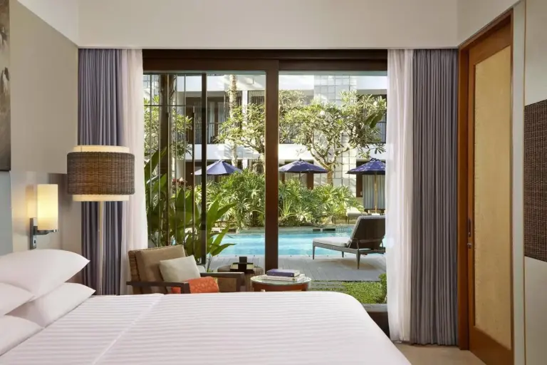 Vista desde la habitación en el Courtyard by Marriott Bali Seminyak Resort