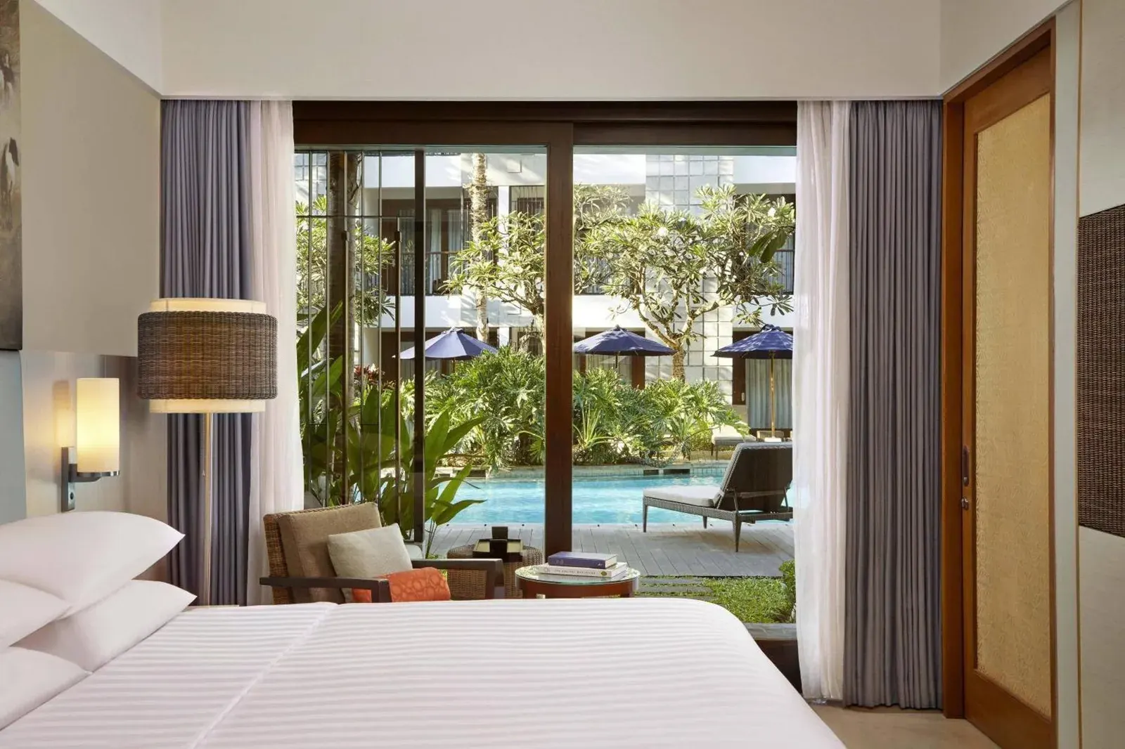 Vista desde la habitación en el Courtyard by Marriott Bali Seminyak Resort