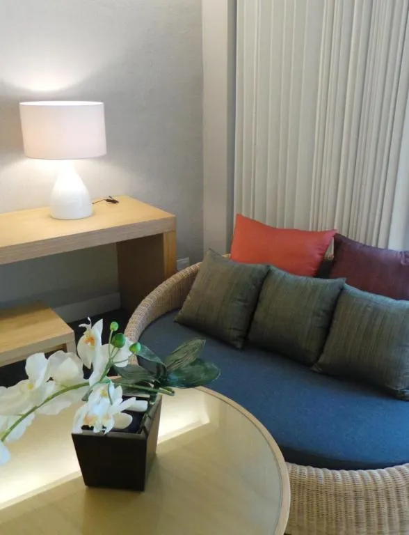 Close-up view of the seating area in Cross Paasha Bali Seminyak