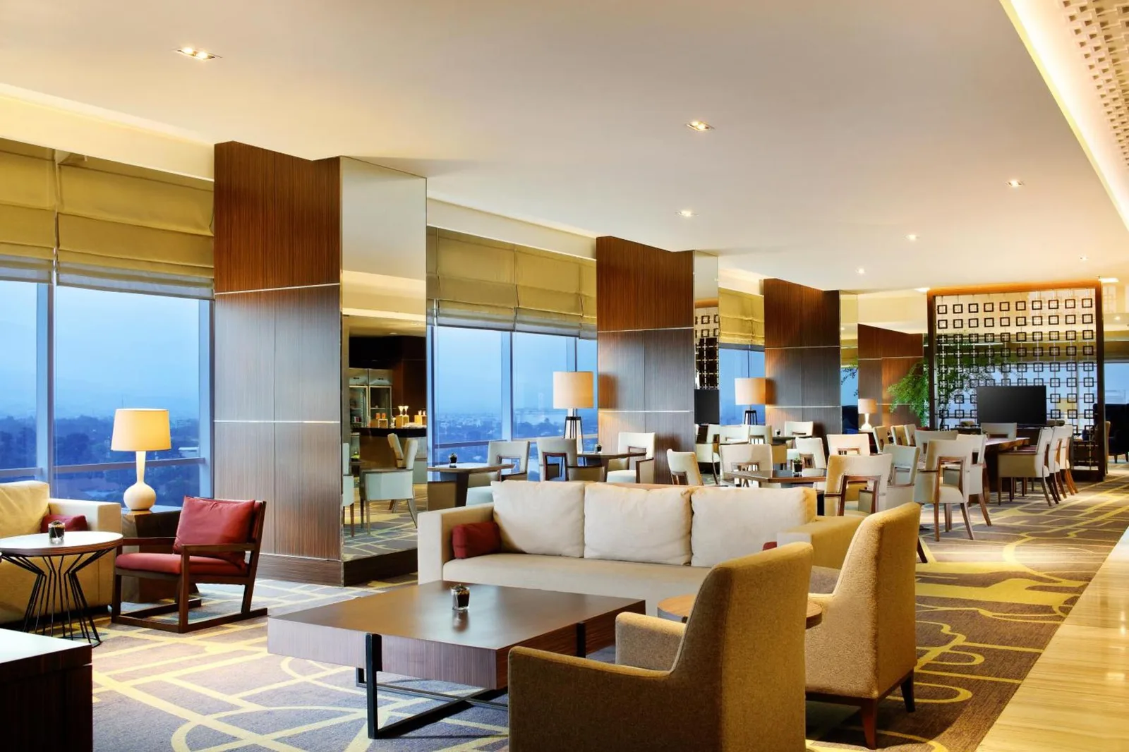 Lounge area at Crowne Plaza Bandung