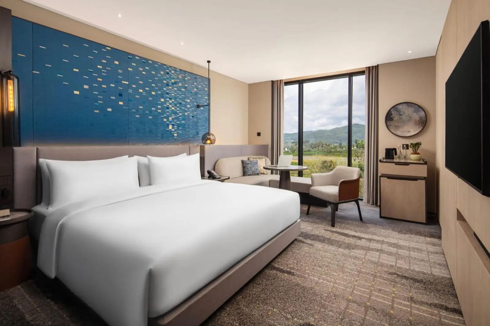 Guest room at Crowne Plaza Labuan Bajo with a scenic view