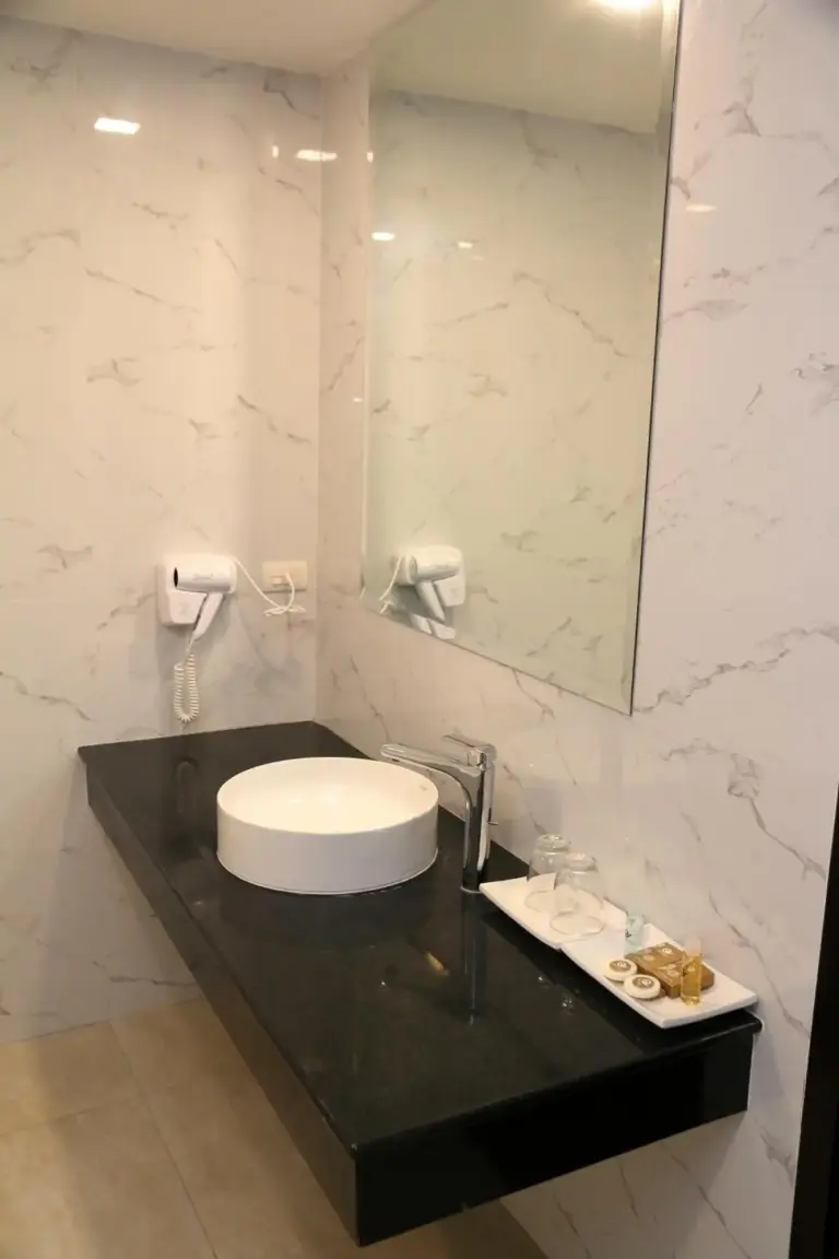 Modern bathroom setup at Crystal Palace Luxury Hotel Pattaya