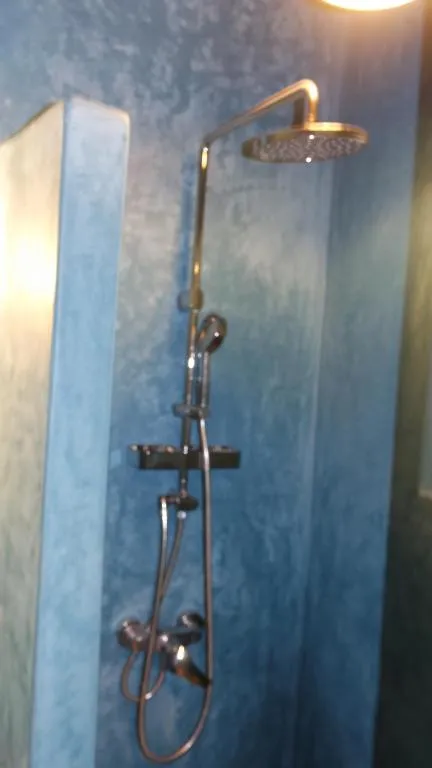 Modern shower at Dar Ba Rachid