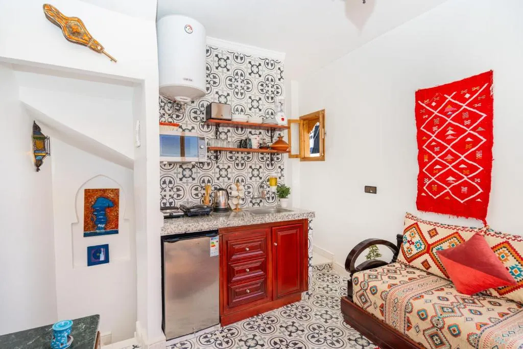 Kitchenette at Dar baba Aziz La perle de la Médina in Tangier