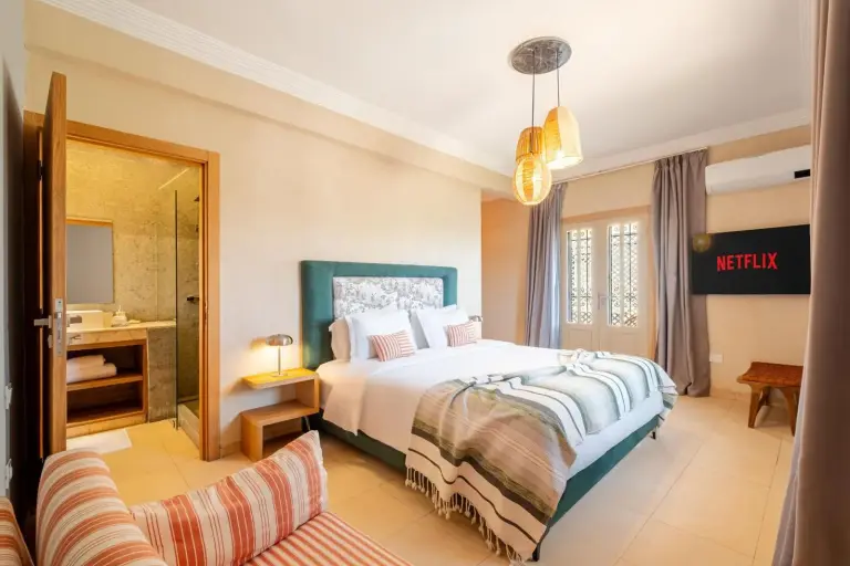 Standard room with ensuite at Dar Lazrek Villa & Guest House in Marrakech
