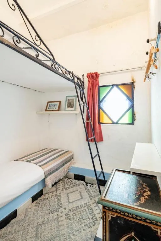 Bunk bedroom in DAR YAMNA Maison typique Kasbah de Tanger
