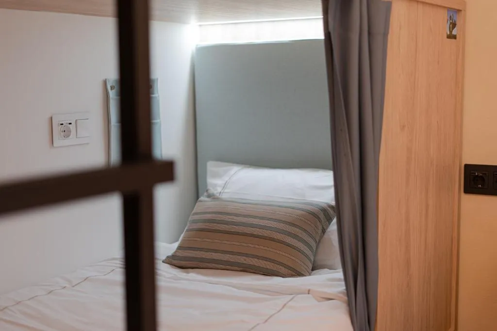 Cozy bunk bed nook in Das Carretas hotel, Madrid