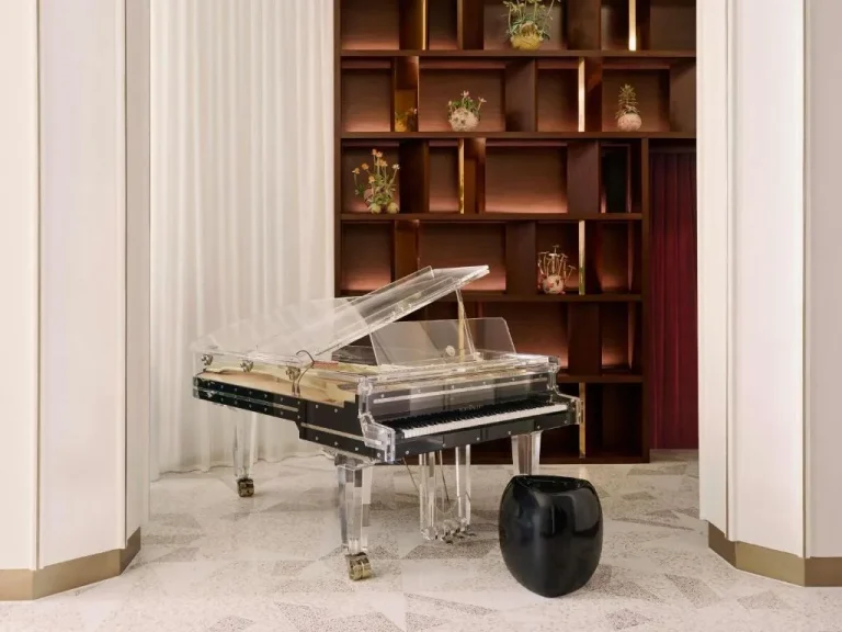 Delano Miami Beach transparent piano
