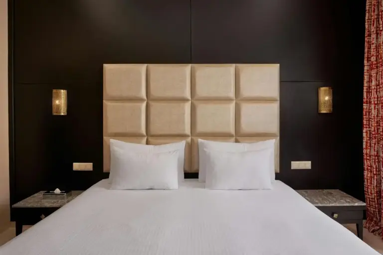 Delta Hotels by Marriott Marrakech Eden Andalou guest room with modern decor