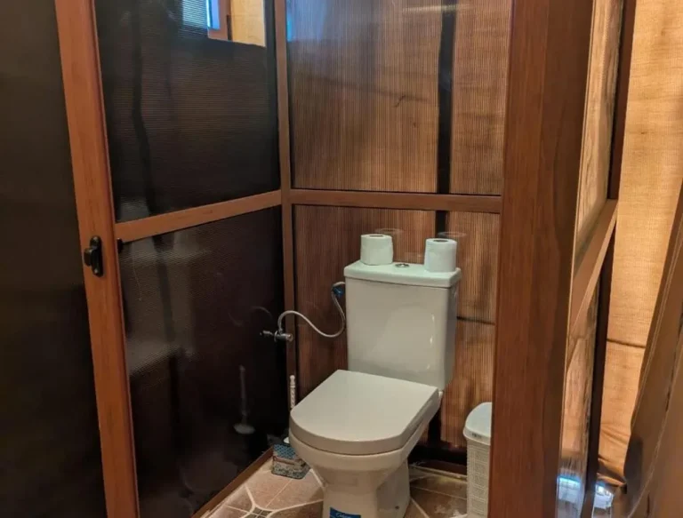 Toilet room at Desert Nights Camp