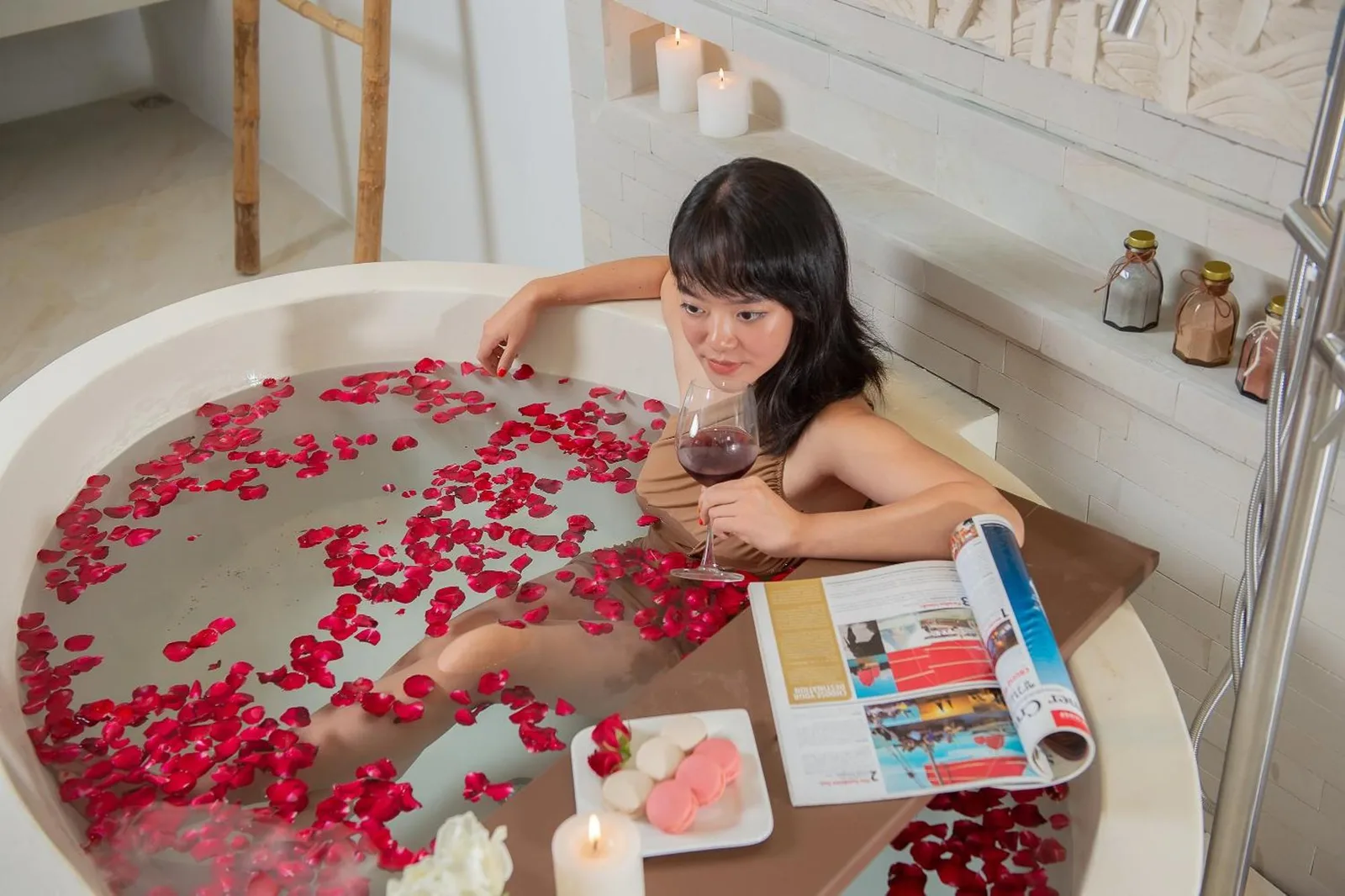 Dhevan Dara Resort & Spa Hua Hin luxurious bath experience