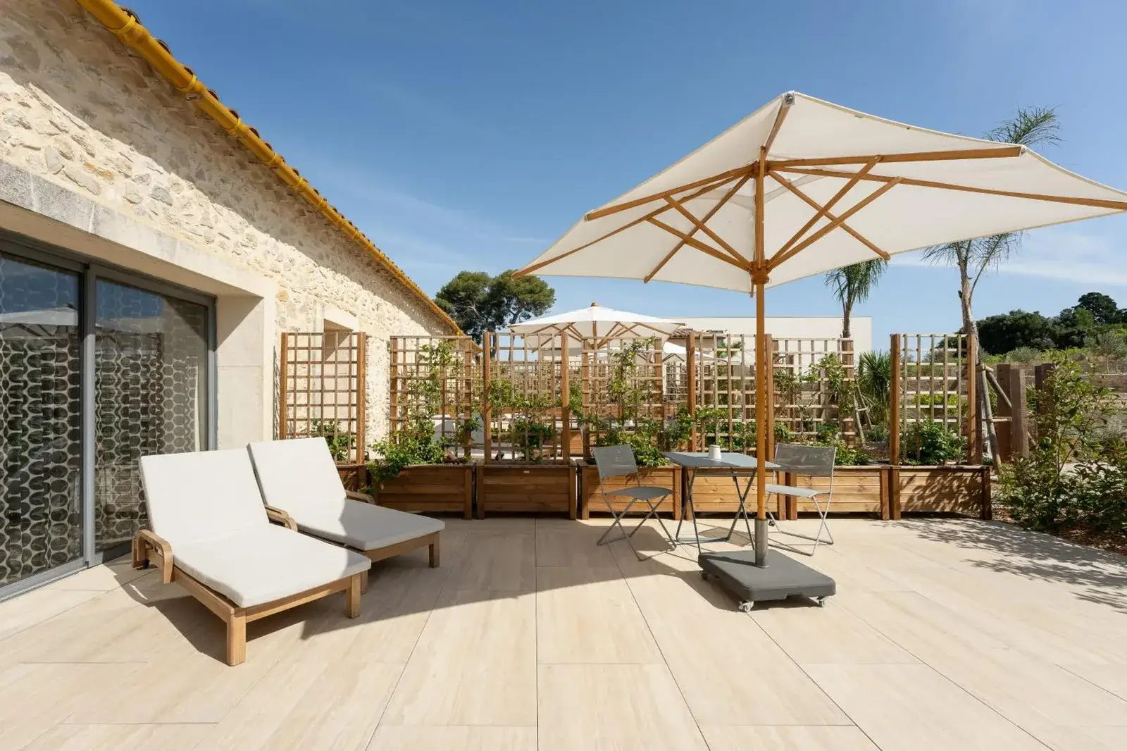 Domaine de Verchant & Spa Außenlounge