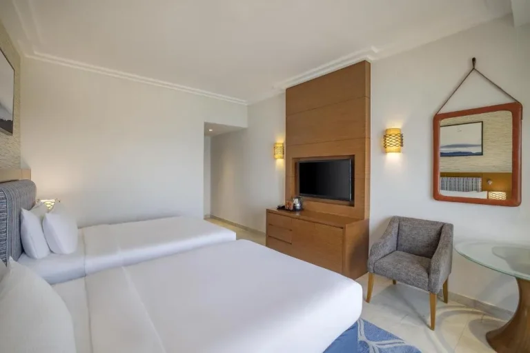 Modern guest room at DoubleTree by Hilton Resort & Spa Marjan Island