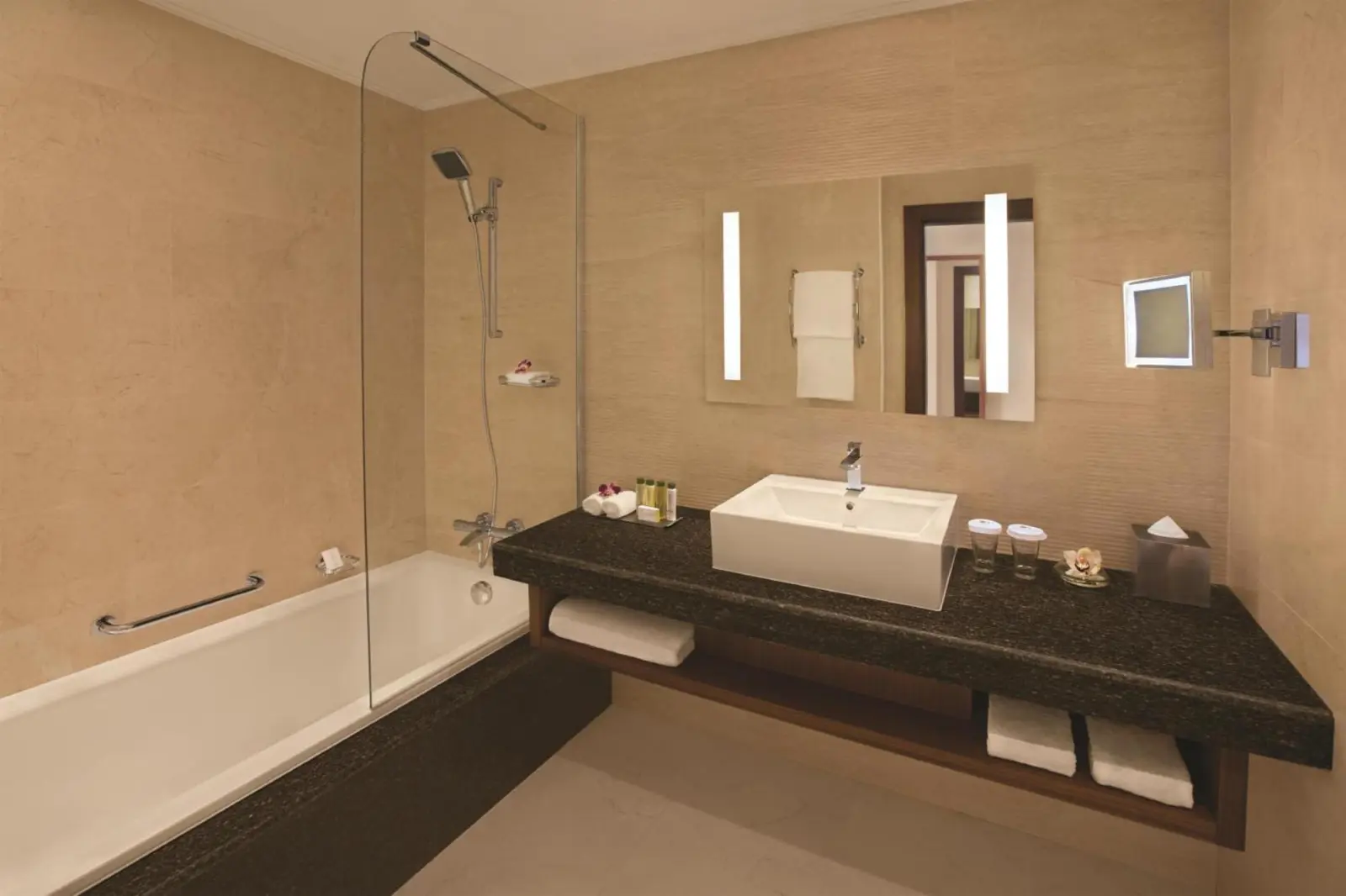 Bathroom at DoubleTree by Hilton Resort & Spa Marjan Island